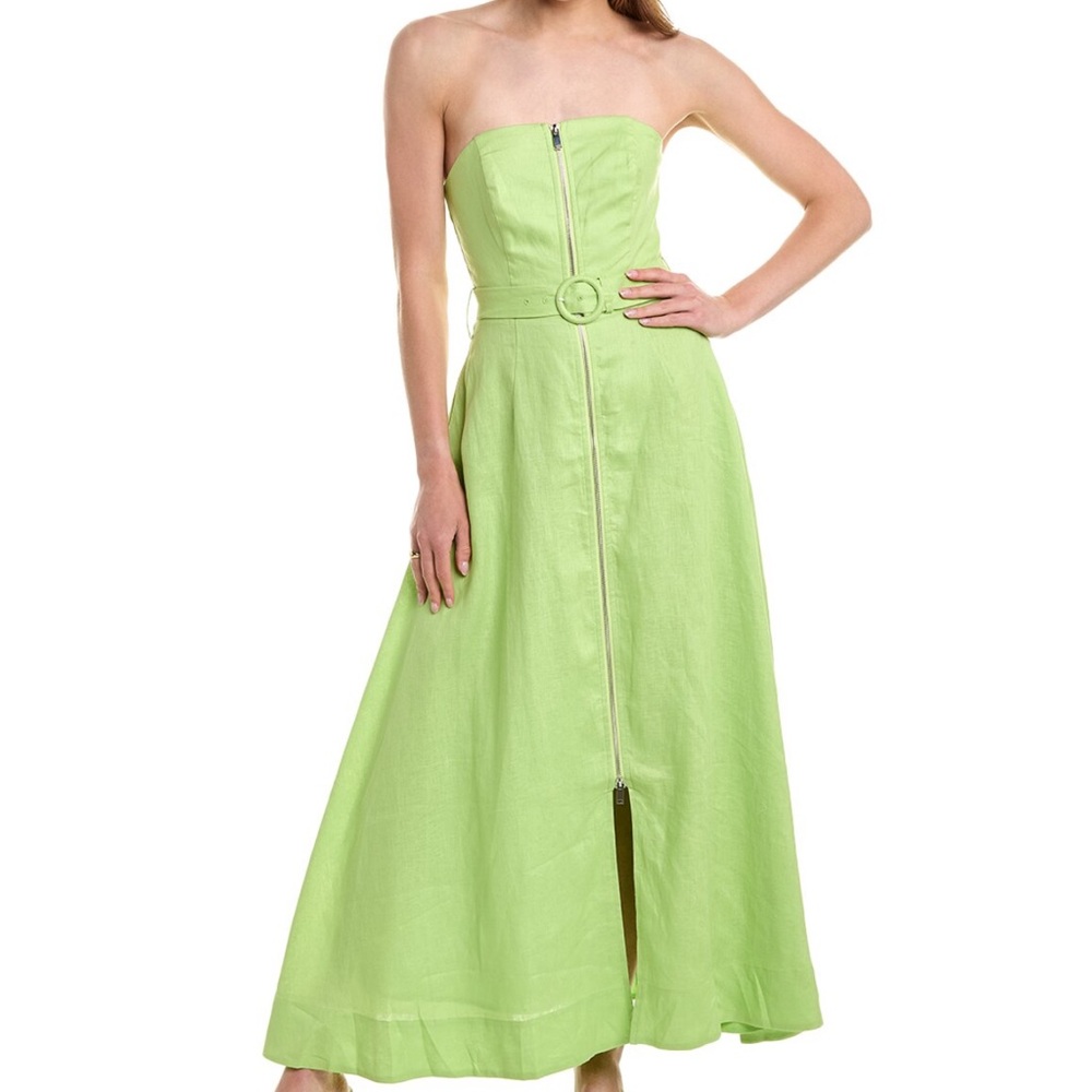 Nicholas green strapless dress